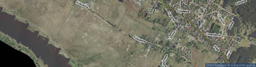 Zdjęcie satelitarne Kościelna ul.